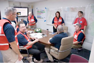 Photo of team conducting exercises of an EAP