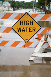 High Water sign photo